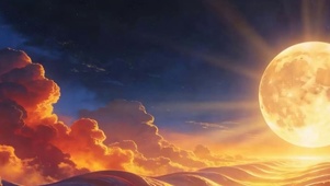 夕阳大海带鱼屏