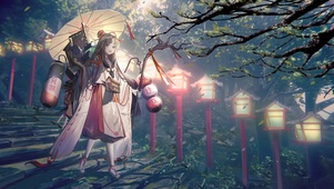 神社小道巫女