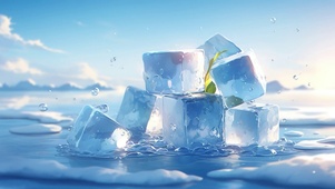 冰冻水果