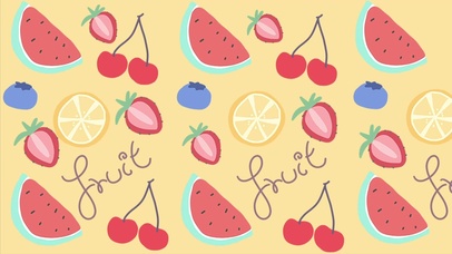 夏天夏季夏日清新水果