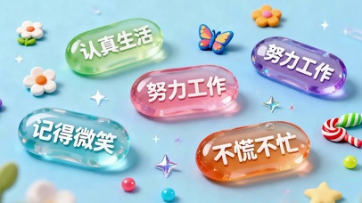 可爱励志打工人标签语