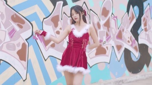 性感小红裙