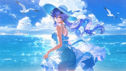 海边坎特蕾拉