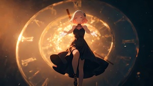 Orange Clock