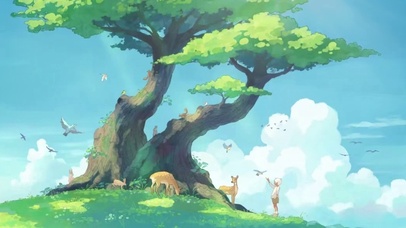 古树下静谧拾光