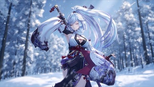 残虹雪地
