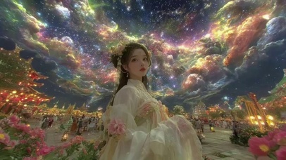 梦中汉服美少女清纯治愈