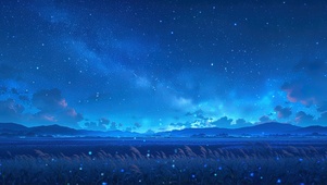 梦幻星夜草原