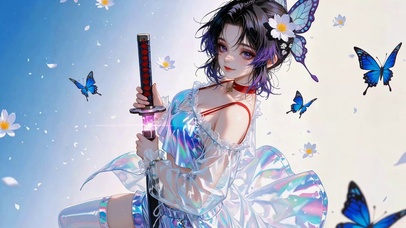 炫彩二次元美少女蝴蝶忍