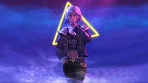 抽烟少女