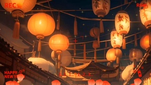 喜庆的夜晚