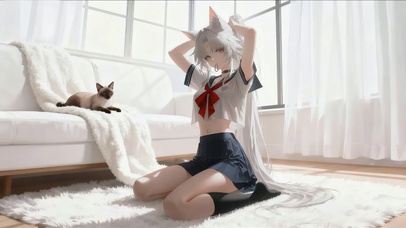 崩坏星穹铁道飞霄 猫耳扎发