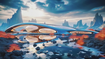 科幻未来酷炫建筑