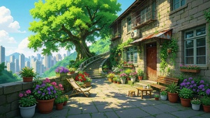 动漫风景4k