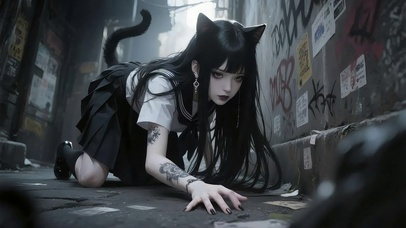 流量猫猫可爱捏