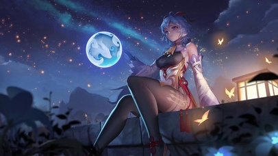 椰羊甘雨原神甘雨壁纸图片 动态桌面壁纸图片 动态壁纸下载 元气壁纸