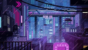  赛博朋克 像素世界