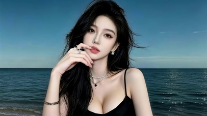 海边性感女孩