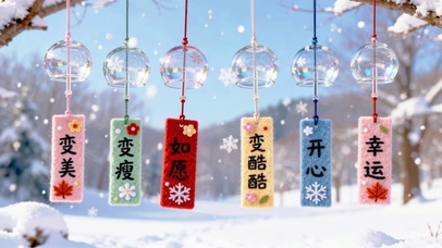 冬日祈愿风铃