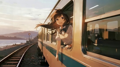 海边火车赏风景