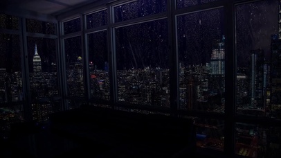 纽约城市雷雨夜