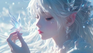 白发美少女