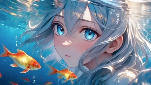 水中少女