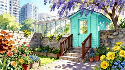 城市一抹乡村气息