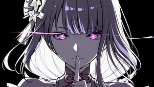简约紫发少女