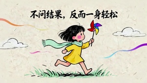 不问结果反而一身轻松