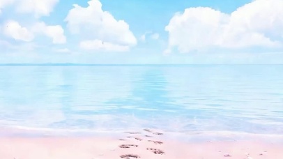 海景樱花带鱼屏