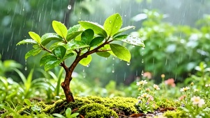 护眼治愈小雨4K
