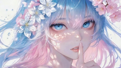 治愈可爱女孩