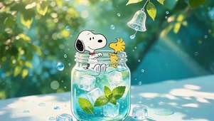 水中的狗狗