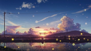 夏天的日出