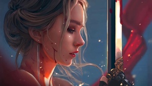 持剑少女