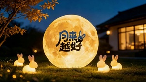 中秋至 祝：月来越好！
