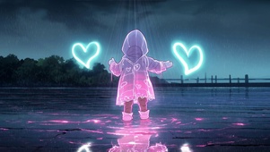 雨中女孩
