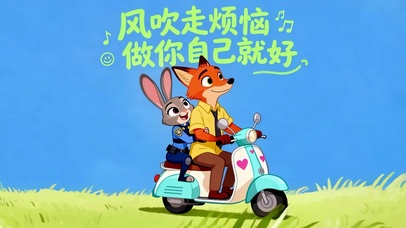 风吹走烦恼做自己就好