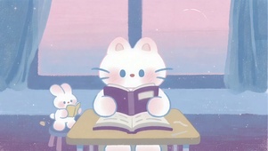 晚风伴书香