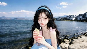 治愈果茶女孩