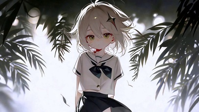 清冷JK制服少女