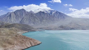 高清西域北疆头沌河自然风光