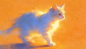 油画猫咪