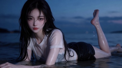 水中美女