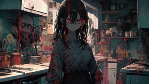 诡异少女