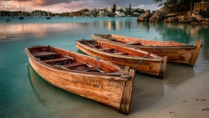 清新静谧海岛海滩