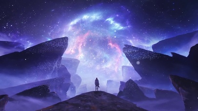 4K唯美治愈动漫星空