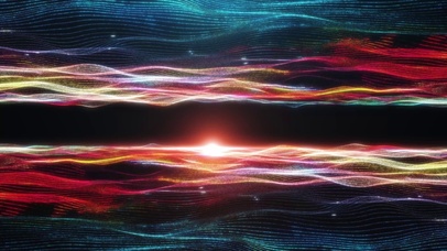 彩色科幻空间
