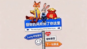 发财的风吹到了你这里